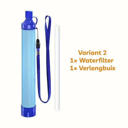 AquaGuard™ — Ultralichte 0.01 Micron Waterfilter-Stro voor Outdoor & Reizen