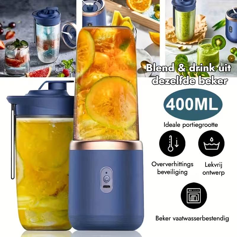 BlendGo™ — Verse smoothies binnen 30 seconden, waar je ook bent