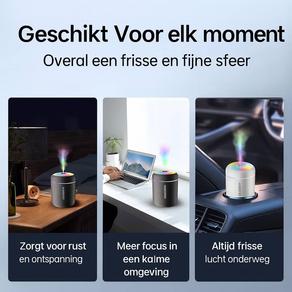 CalmMist™ — Voor een comfortabeler, rustiger binnenklimaat