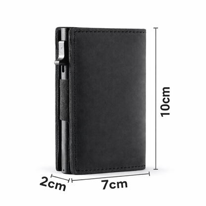 Cavaro™ – Luxe leren wallet zonder dikke broekzak