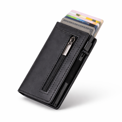Cavaro™ – Luxe leren wallet zonder dikke broekzak