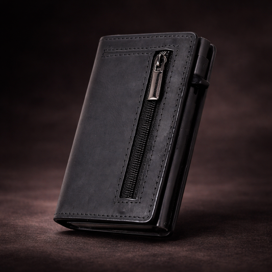 Cavaro™ – Luxe leren wallet zonder dikke broekzak