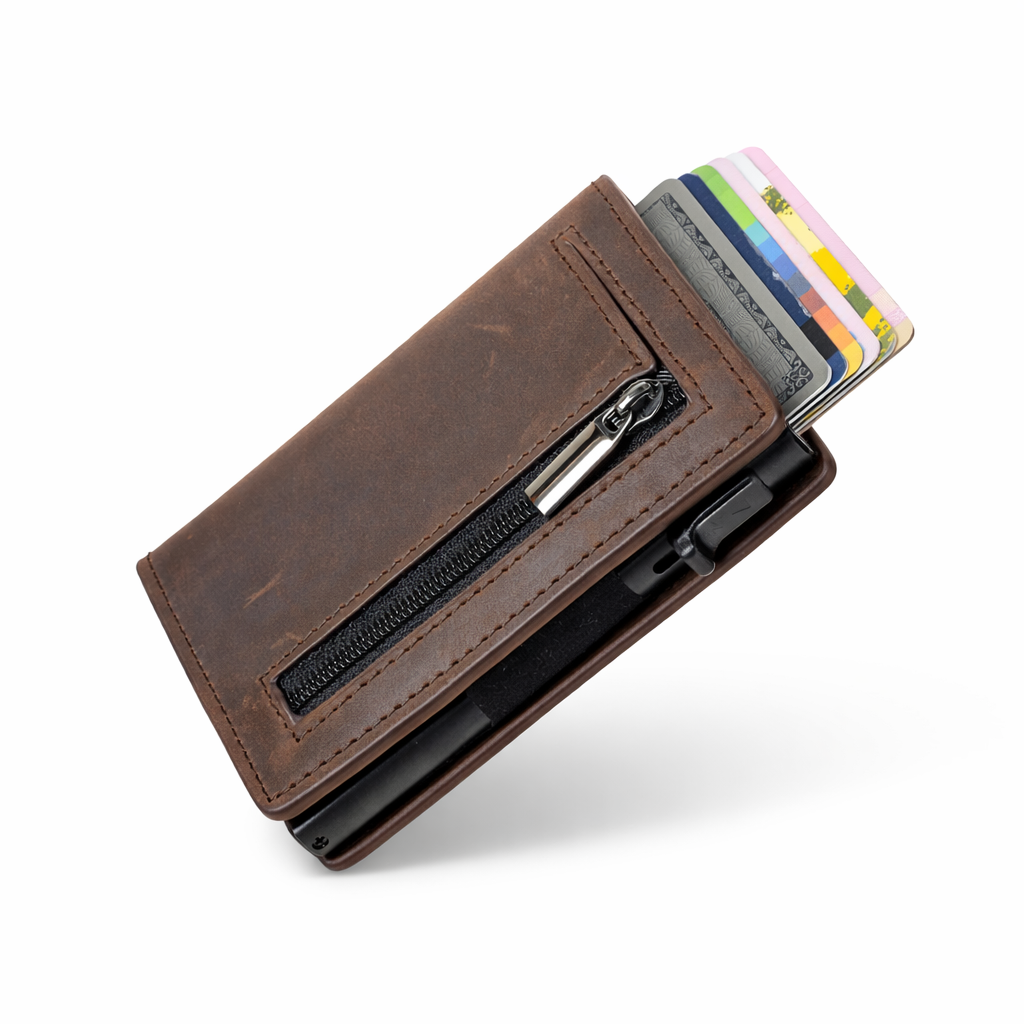 Cavaro™ – Luxe leren wallet zonder dikke broekzak