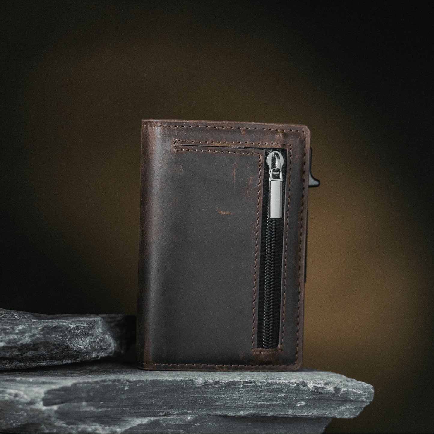 Cavaro™ – Luxe leren wallet zonder dikke broekzak
