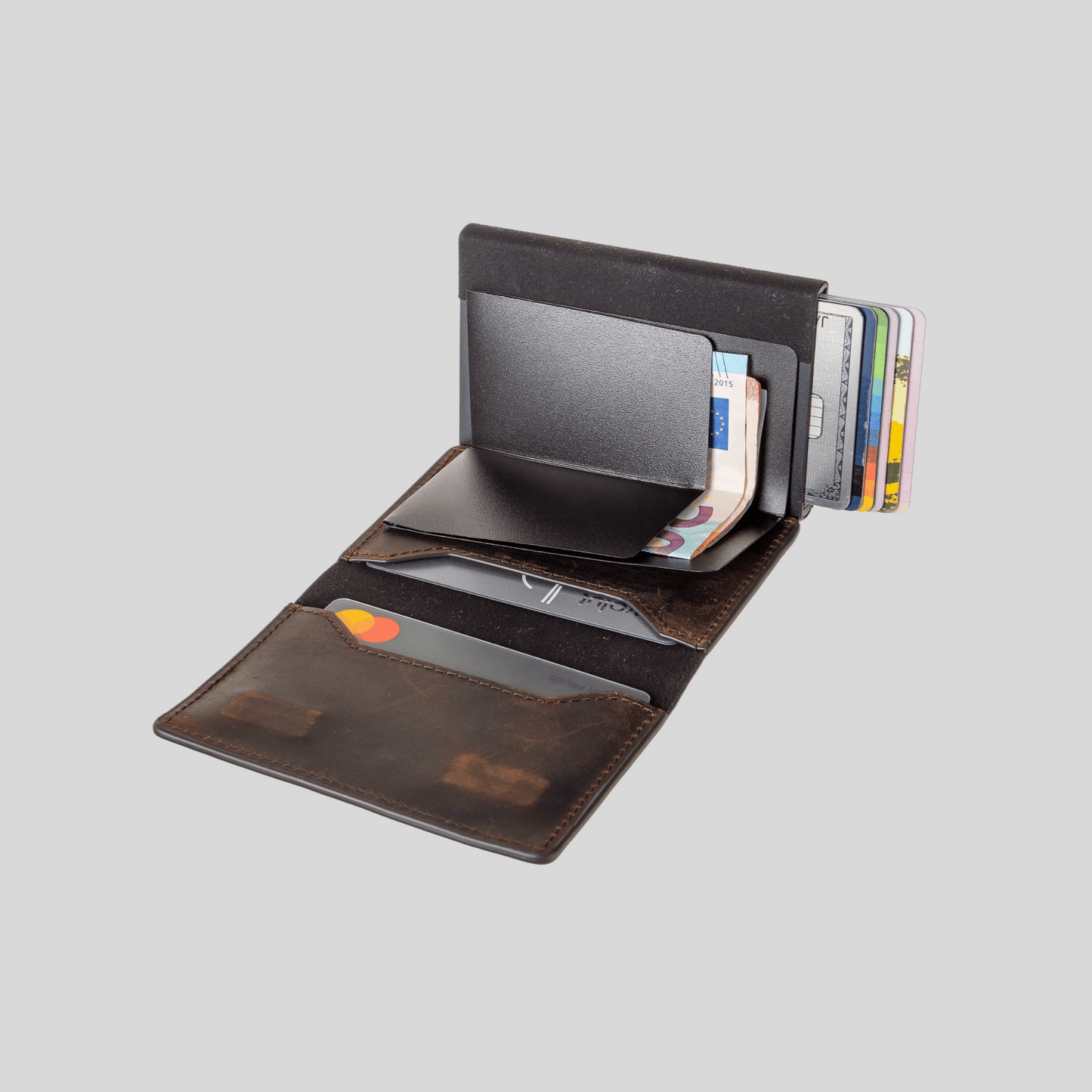 Cavaro™ – Luxe leren wallet zonder dikke broekzak