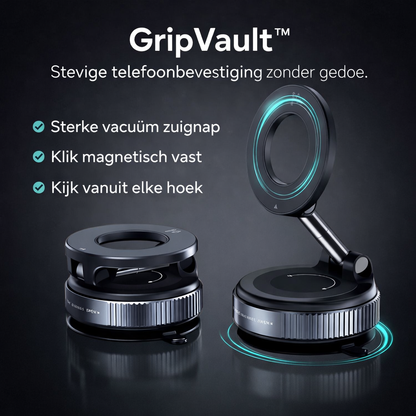 GripVault™ – Stevige telefoonbevestiging zonder gedoe