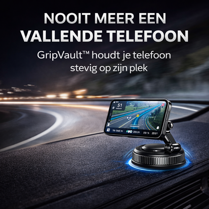 GripVault™ – Stevige telefoonbevestiging zonder gedoe
