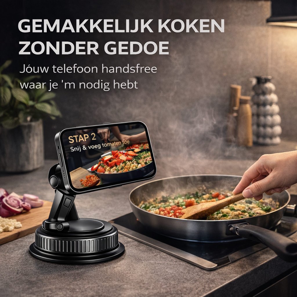 GripVault™ – Stevige telefoonbevestiging zonder gedoe