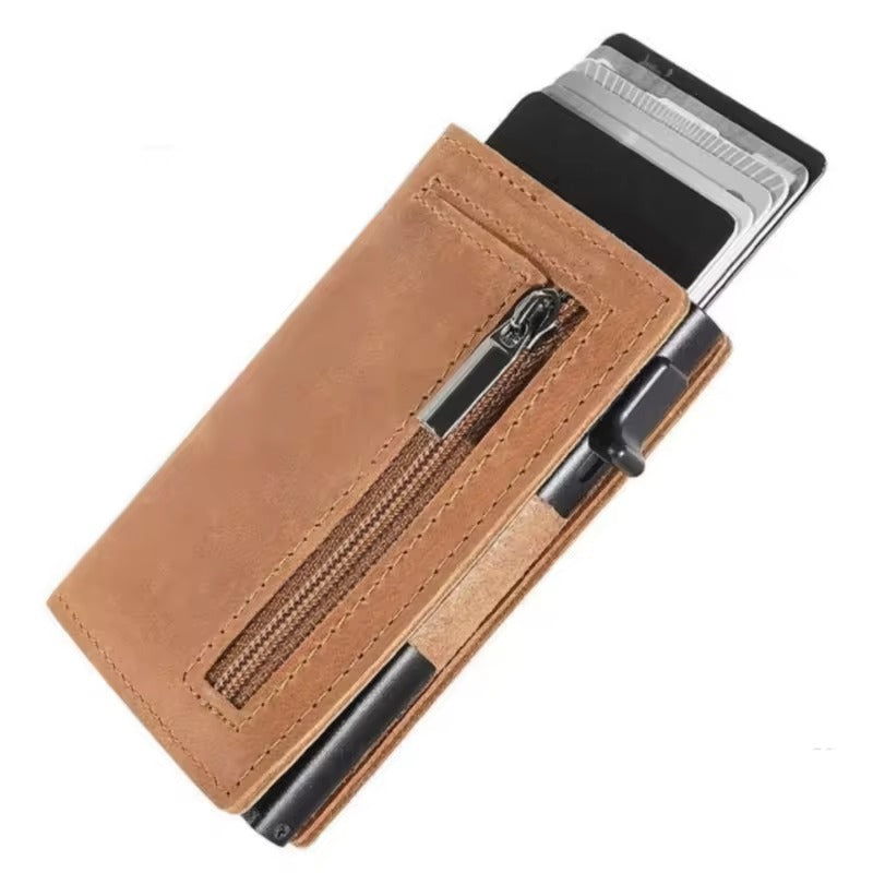 Cavaro™ – Luxe leren wallet zonder dikke broekzak